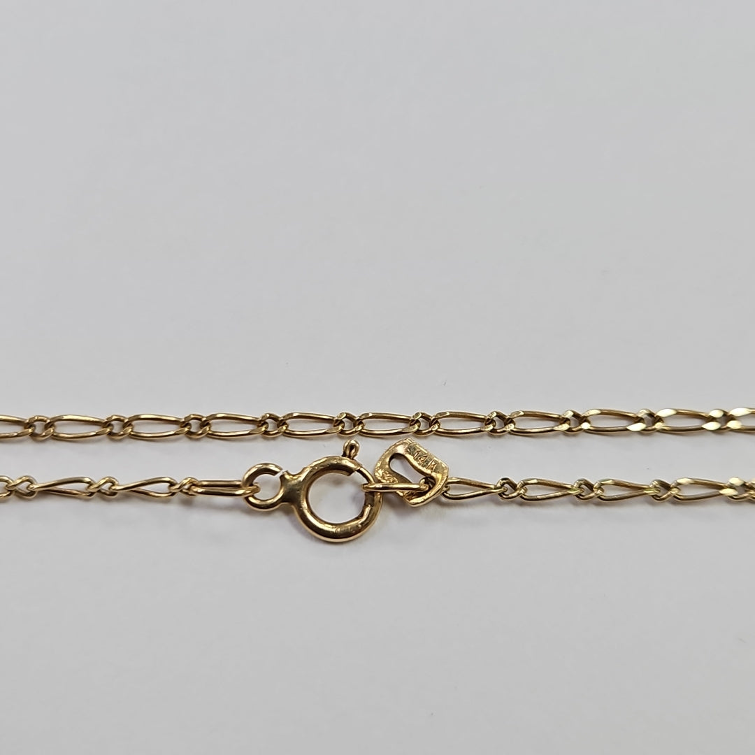 CADENA ORO 14 K 2,20 GRMS (SEMINUEVO)