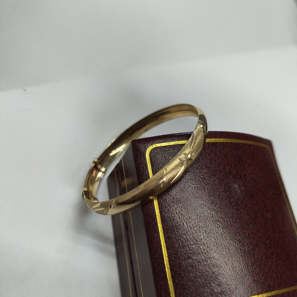PULSERA RIGIDA ORO 10 K 4,50 GRMS (SEMINUEVO)