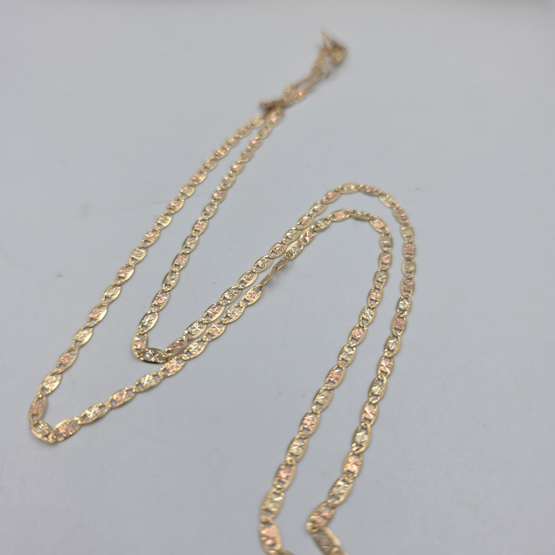 CADENA ORO,ORO COMBINADO 10 K 5,00 GRMS (SEMINUEVO)