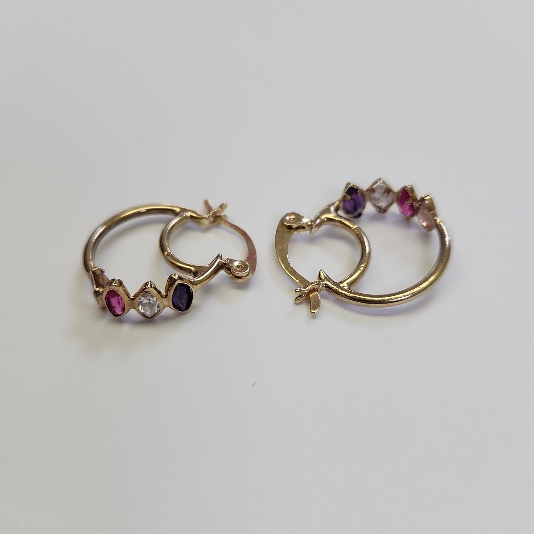 ARETES PAR ORO 10 K 2.7 GRMS (SEMINUEVO)