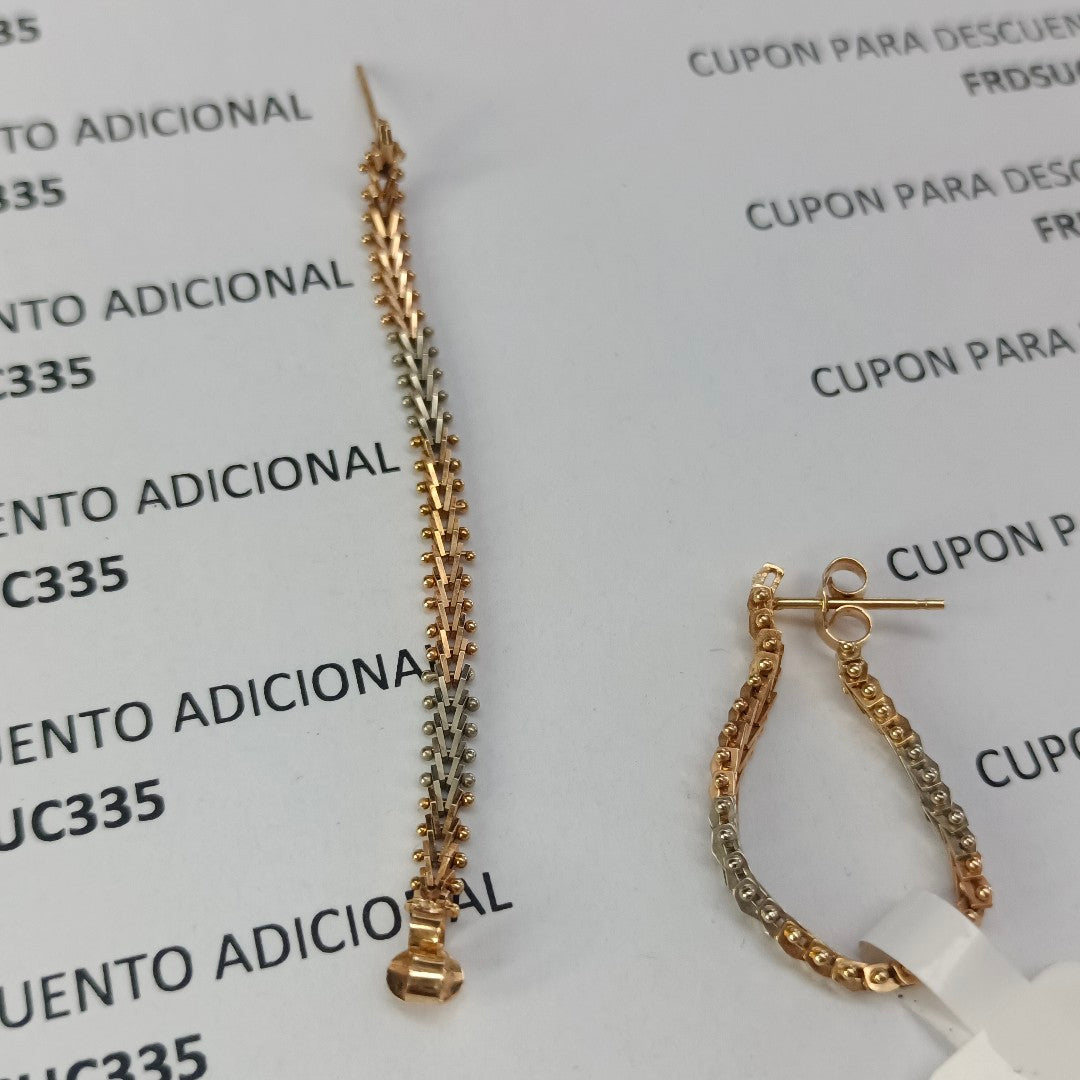 VIOLADORES PAR ORO 14 K 3,40 GRMS (SEMINUEVO)
