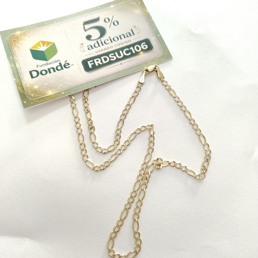 CADENA ORO 14 K 5.5 GRMS (SEMINUEVO)