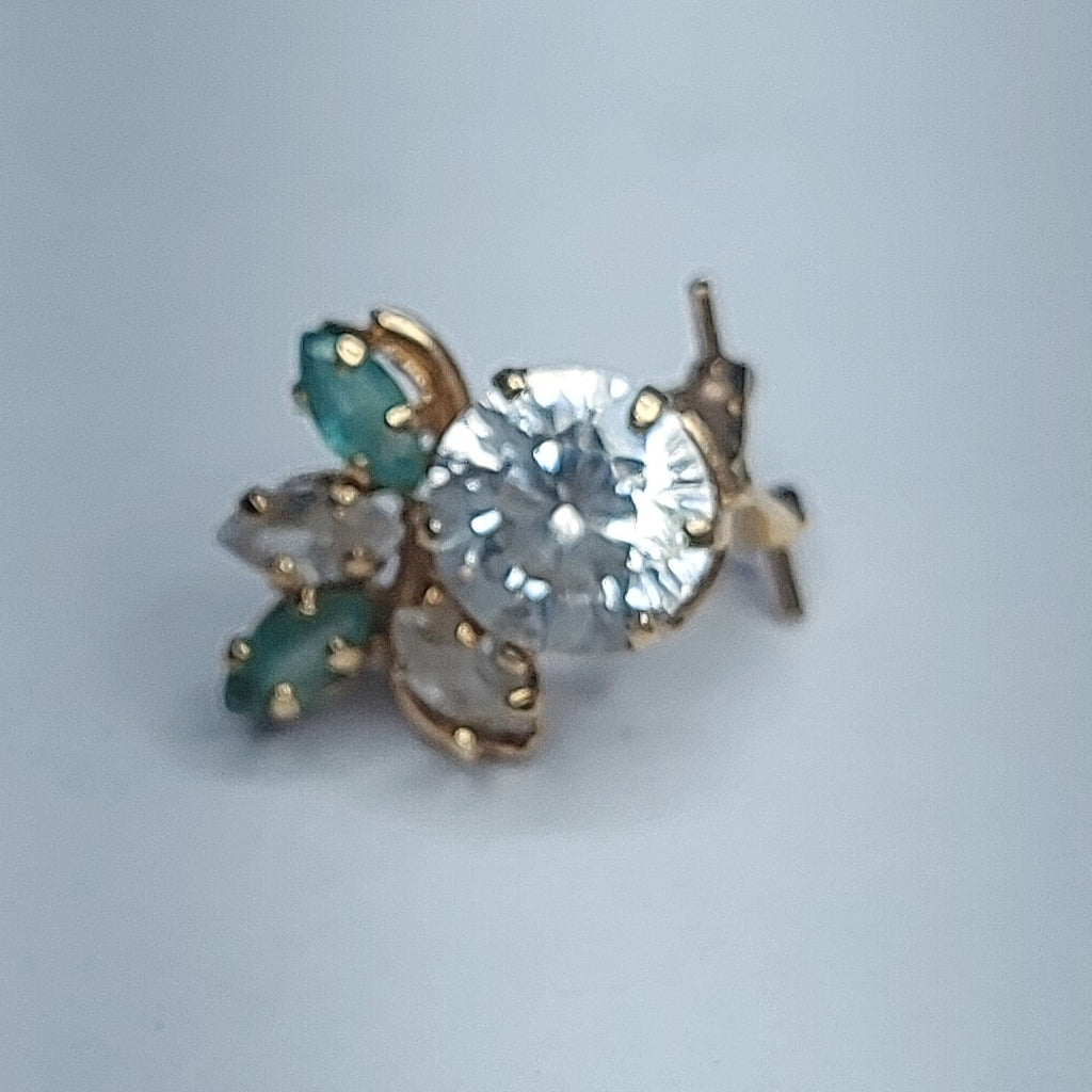ARETES PAR ORO 14 K 2,70 GRMS (SEMINUEVO)