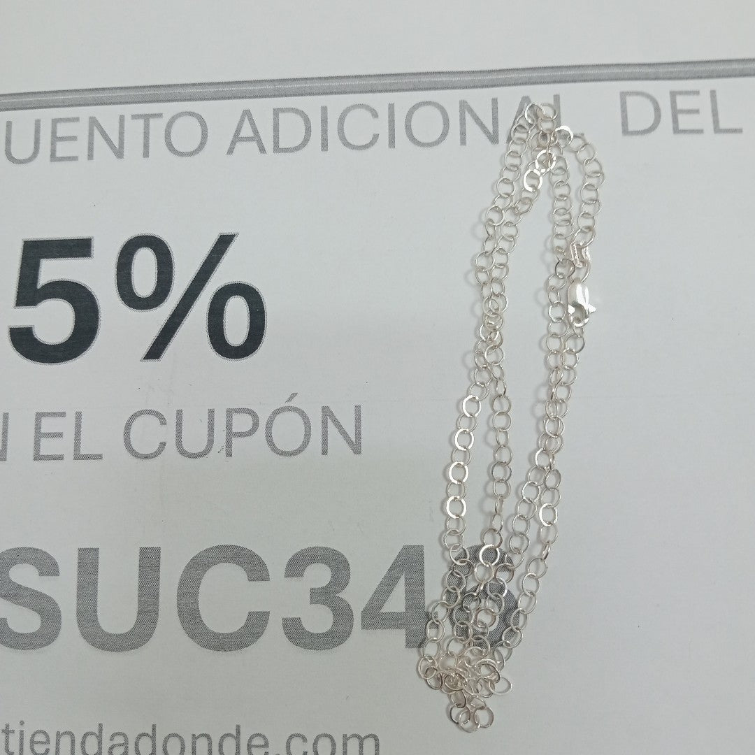 GARGANTILLA PLATA 2,70 GRMS (SEMINUEVO)