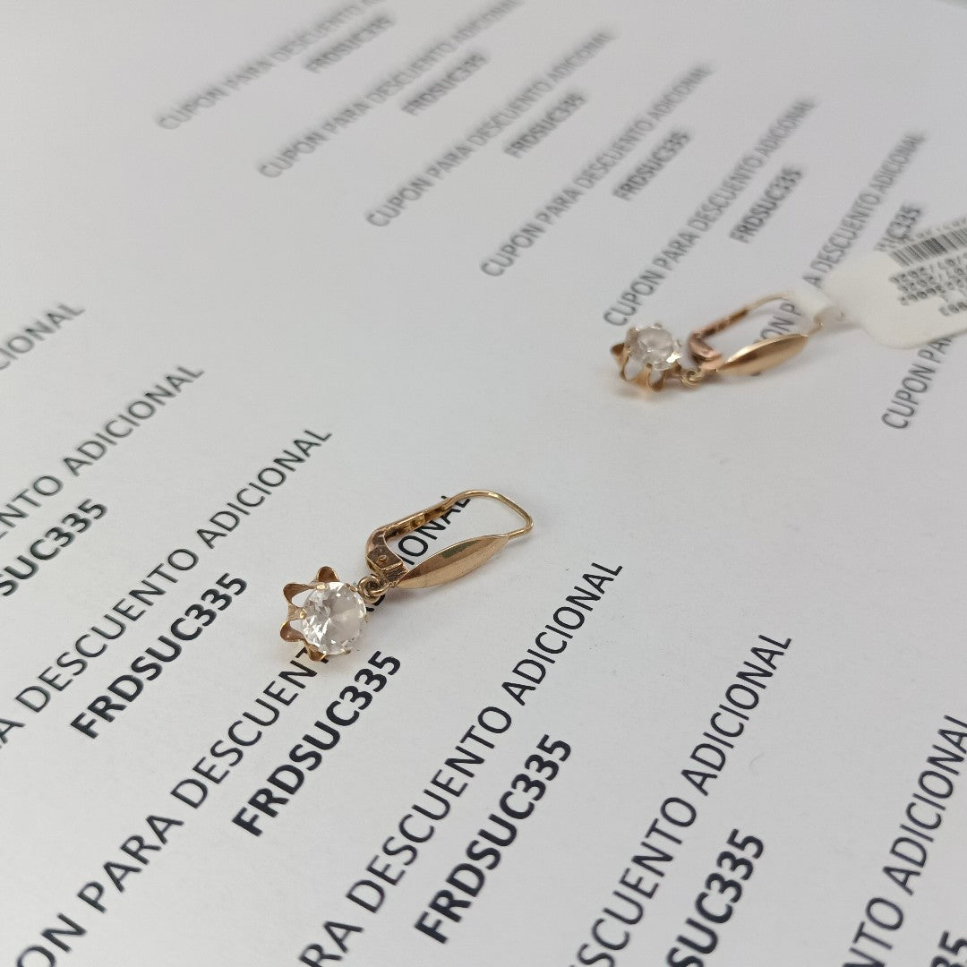 ARETES PAR ORO 10 K 1,10 GRMS (SEMINUEVO)