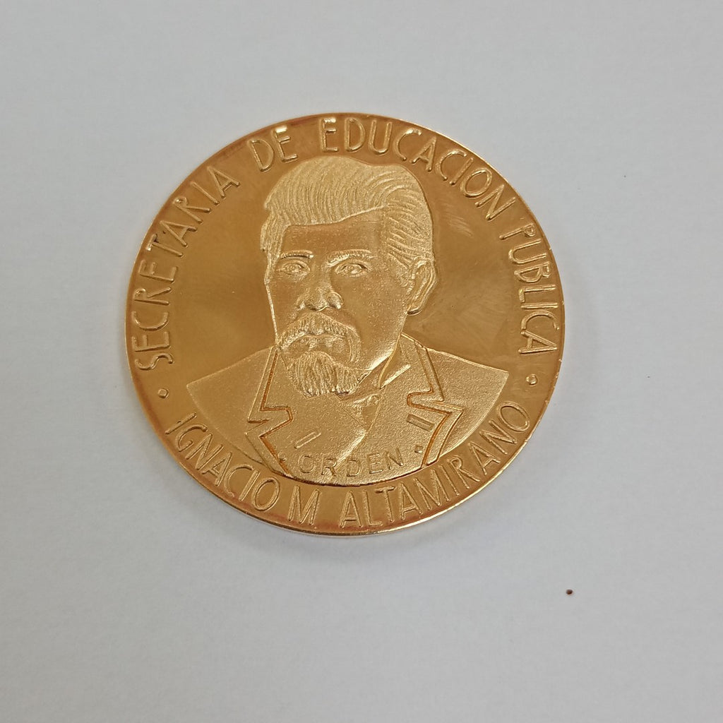 MEDALLA CONMEMORATIVA ORO 21 K 41.6 GRMS (SEMINUEVO)
