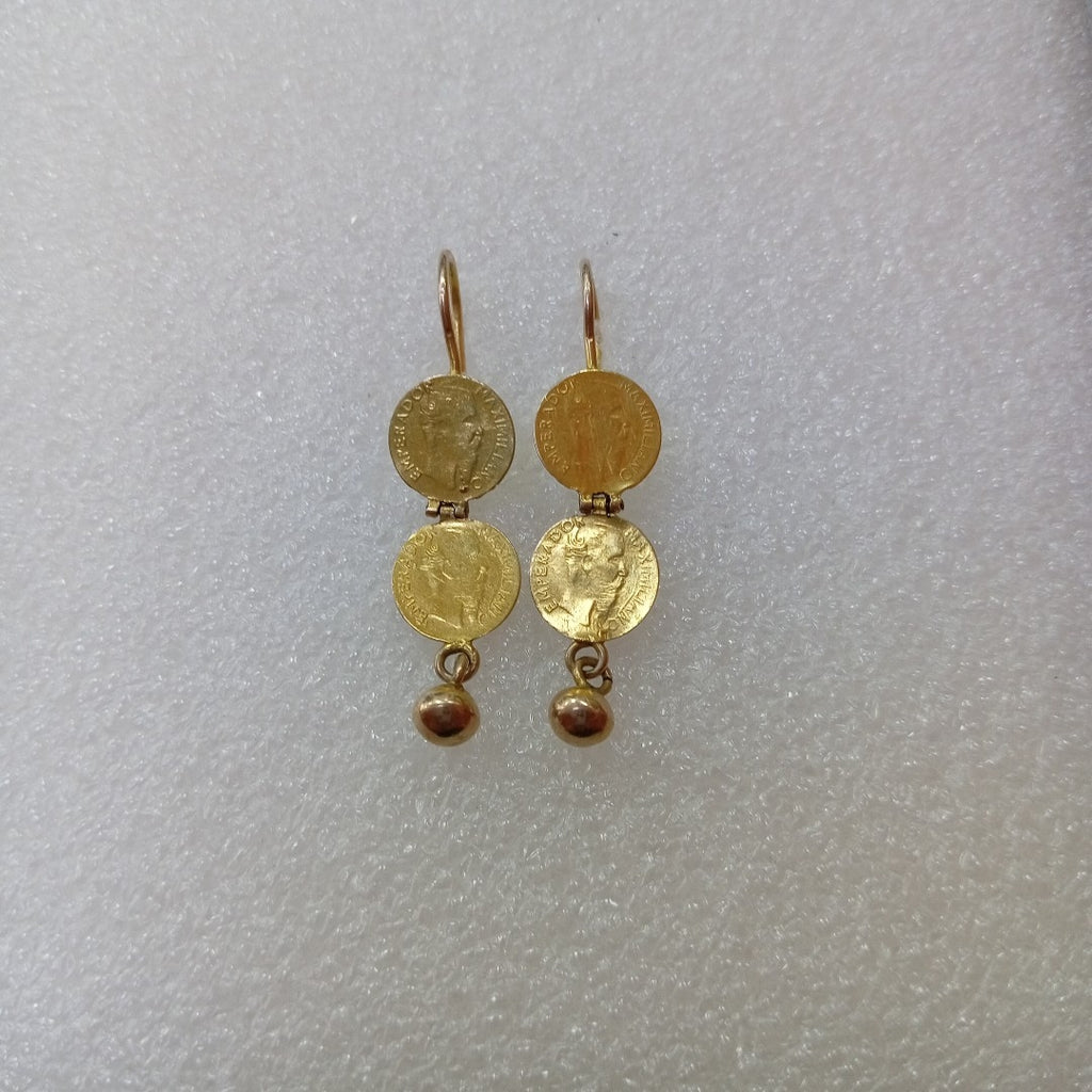 ARETES PAR ORO 10 K 2.4 GRMS (SEMINUEVO)