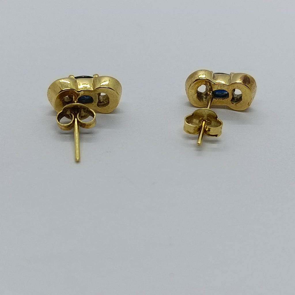 BROQUELES PAR ORO 14 K 4,20 GRMS (SEMINUEVO)
