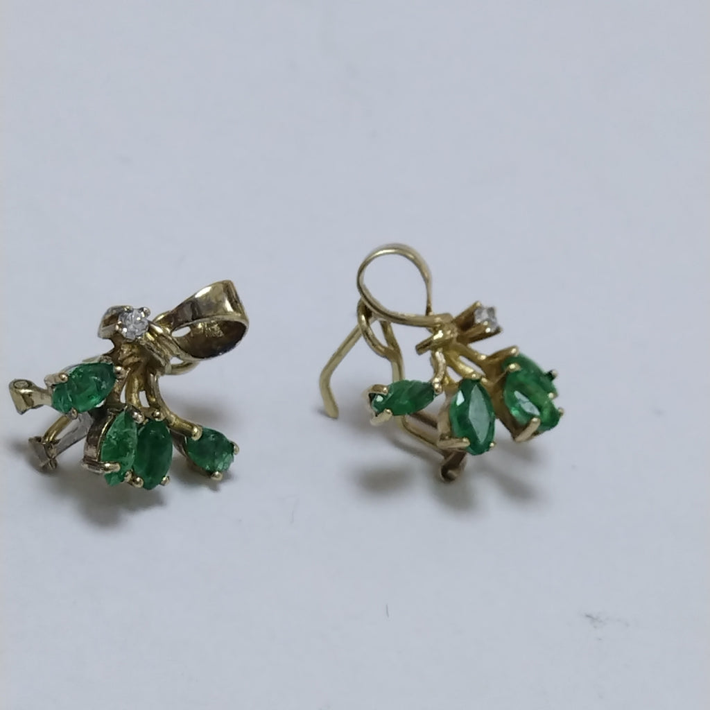ARETES PAR ORO 8 K 3 GRMS (SEMINUEVO)
