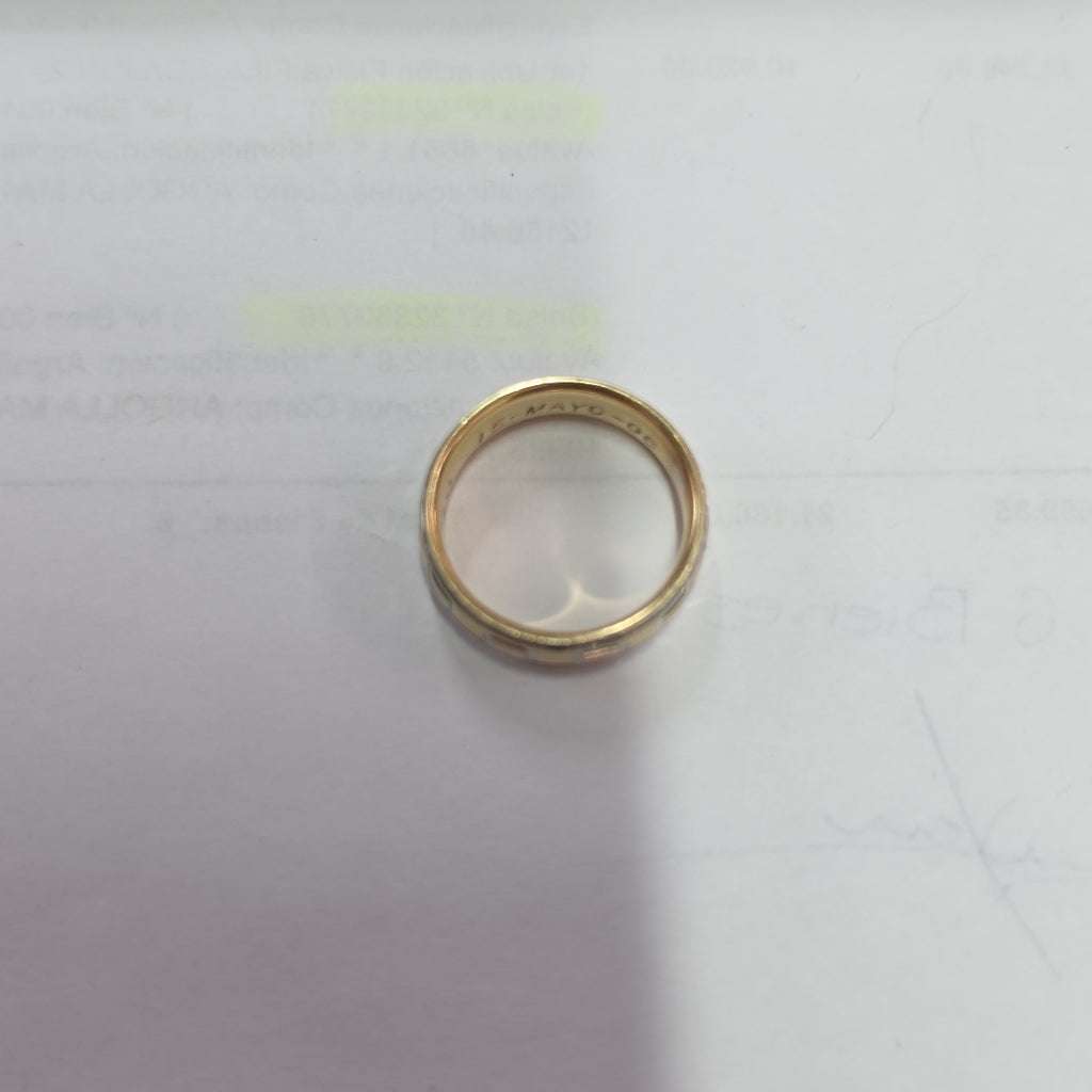 ARGOLLA ORO 14 K 3.8 GRMS (SEMINUEVO)
