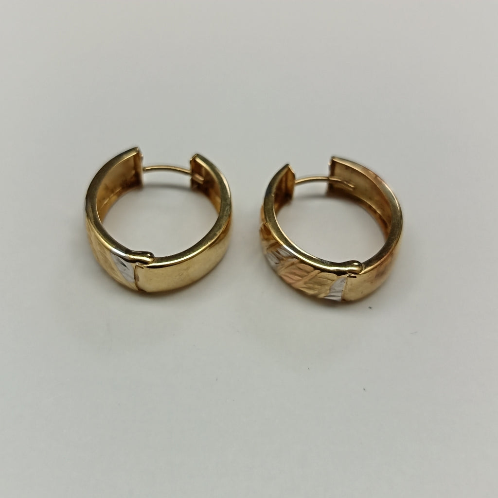 ARRACADAS PAR ORO COMBINADO 10 K 2.3 GRMS (SEMINUEVO)
