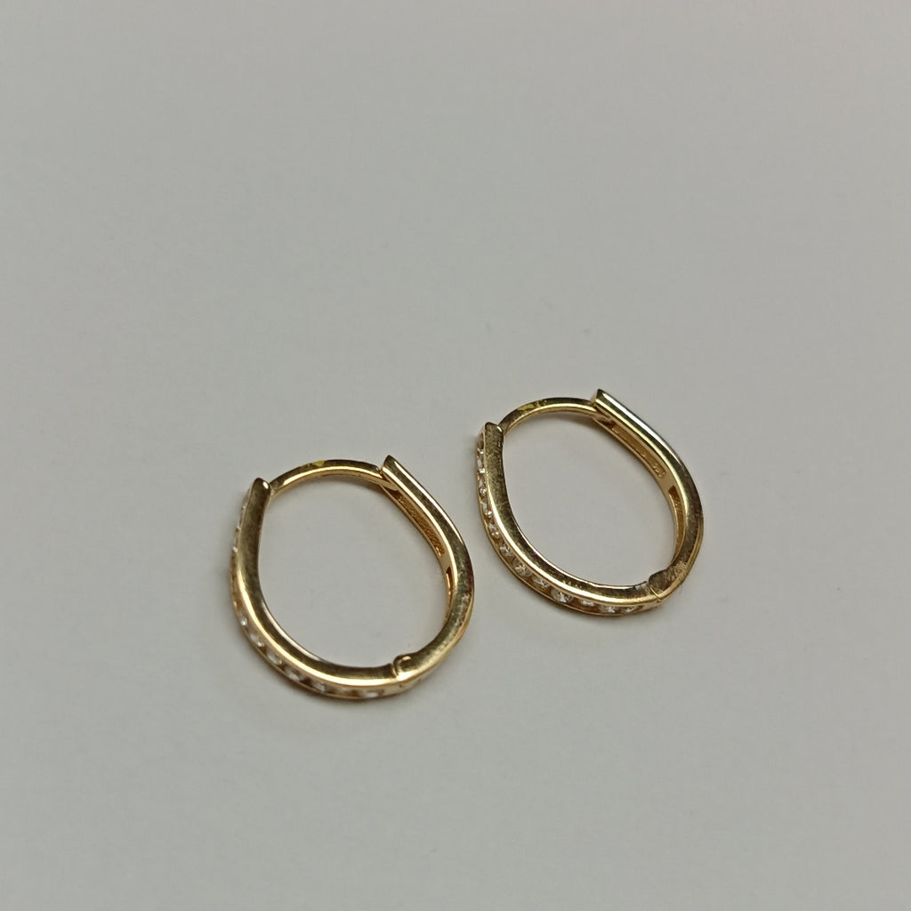 ARRACADAS PAR ORO 14 K 1.2 GRMS (SEMINUEVO)