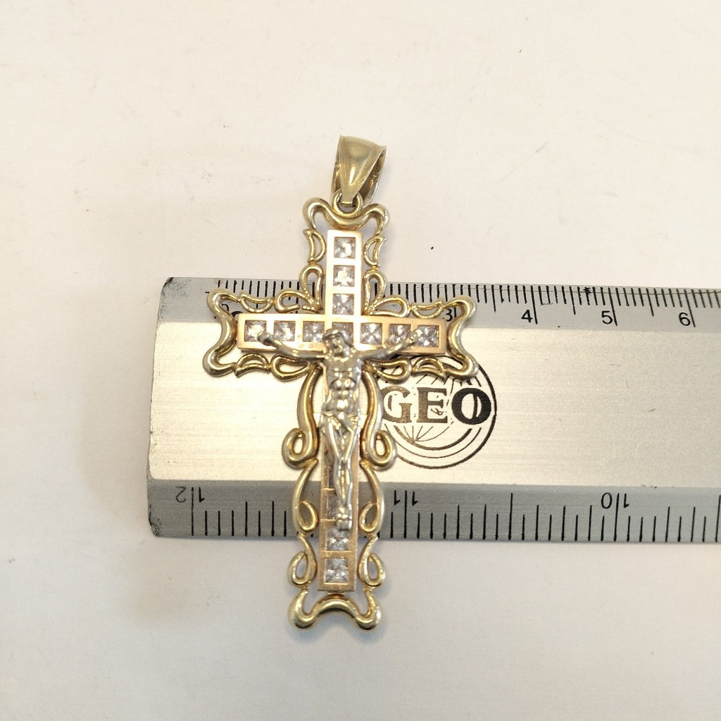 CRUCIFIJO ORO 14 K 9,40 GRMS (SEMINUEVO)