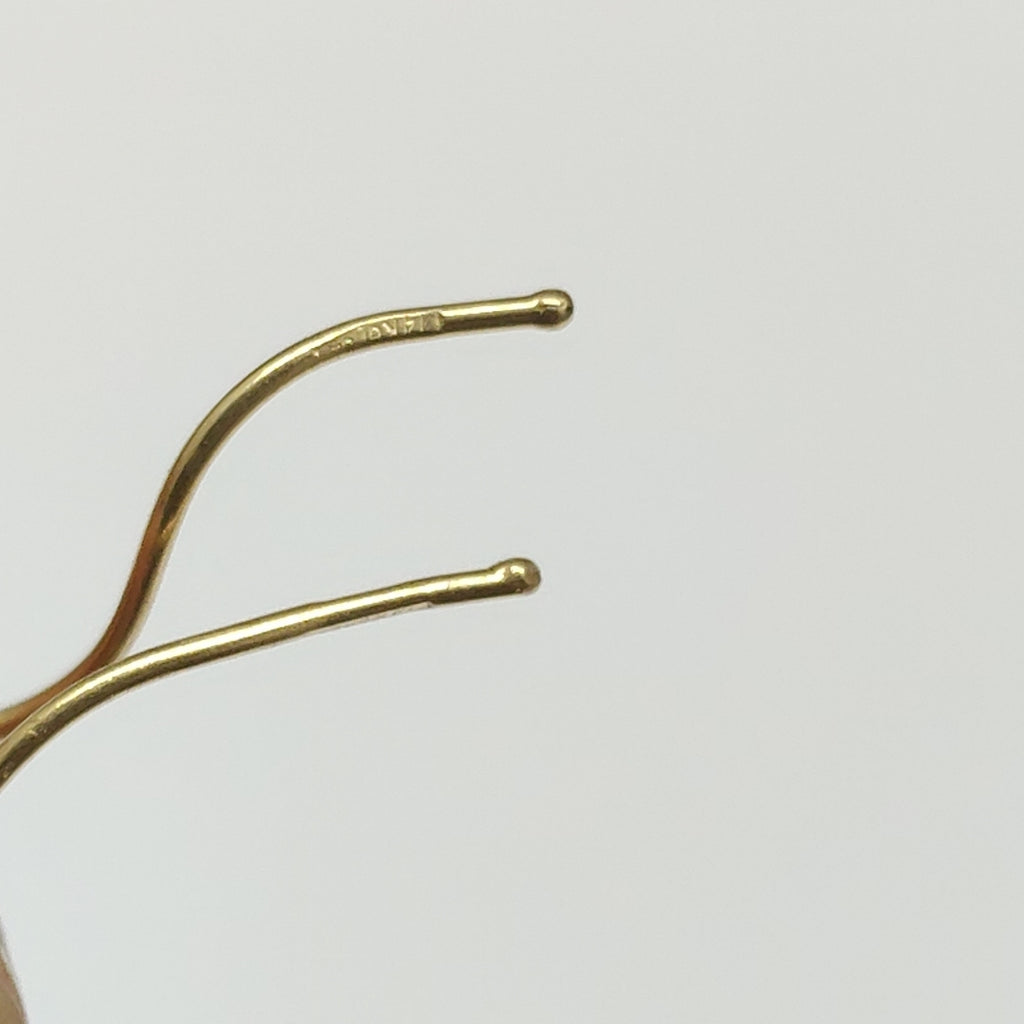 VIOLADORES PAR ORO 14 K 1.3 GRMS (SEMINUEVO)