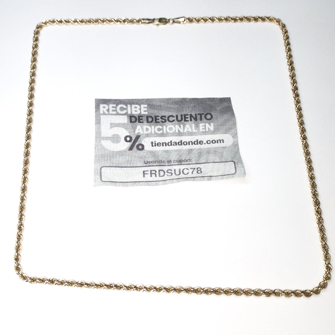 CADENA ORO 10 K 5.5 GRMS (SEMINUEVO)