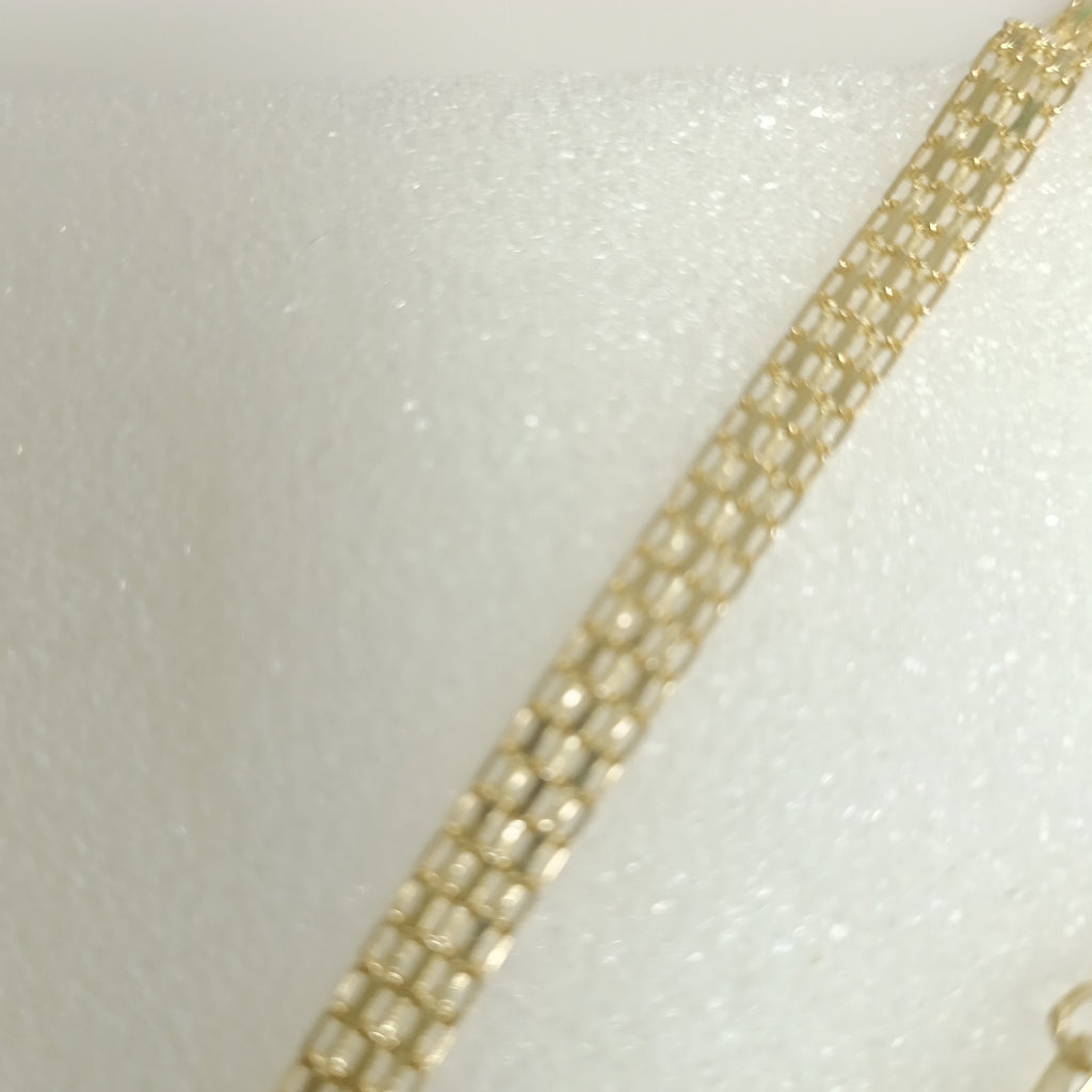 PULSERA ESPECIAL 10K 18 CM 3.8 GR (NUEVO)