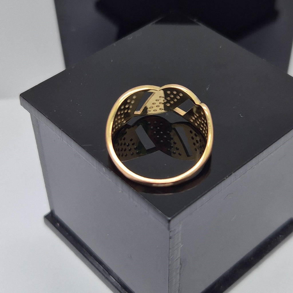 ANILLITO ORO COMBINADO 14 K 2.4 GRMS (SEMINUEVO)