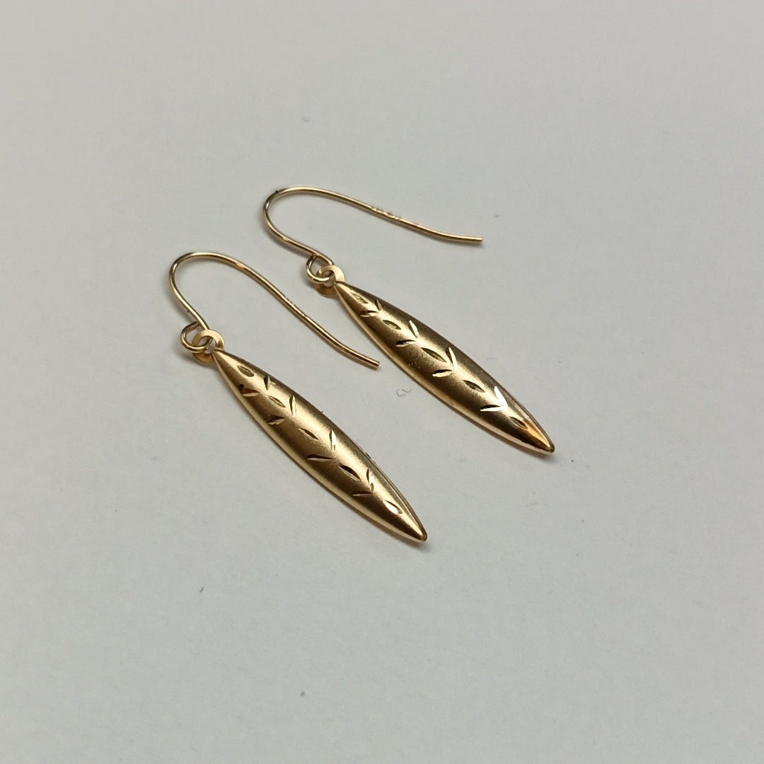ARETES PAR ORO 14 K 0,40 GRMS (SEMINUEVO)