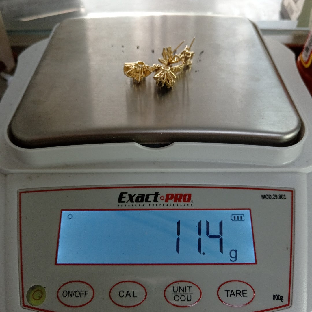 ARETES PAR ORO 8 K 11,40 GRMS (SEMINUEVO)