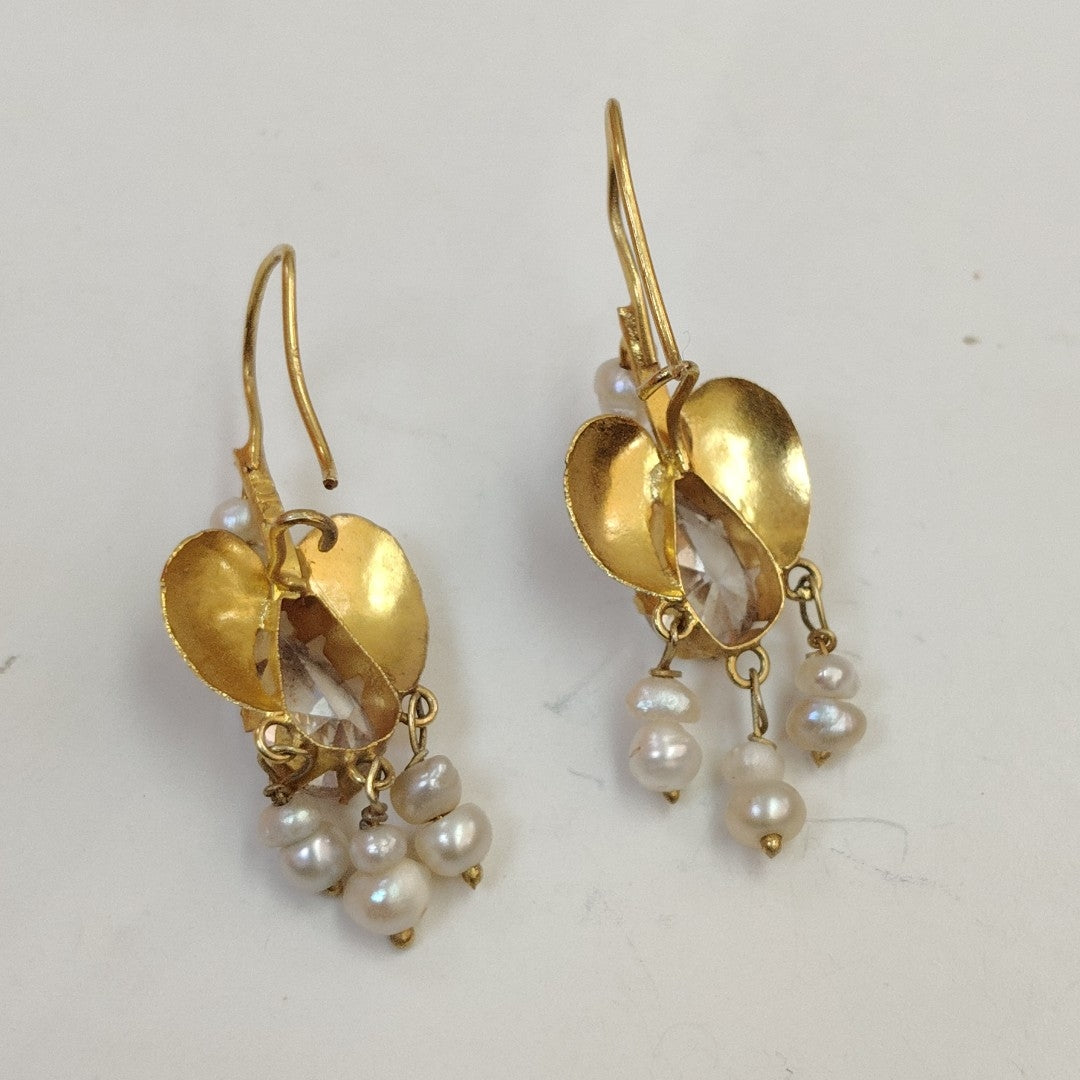 ARETES PAR ORO 8 K 3 GRMS (SEMINUEVO)
