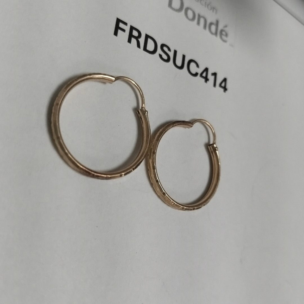 ARRACADAS PAR ORO 10 K 1,60 GRMS (SEMINUEVO)