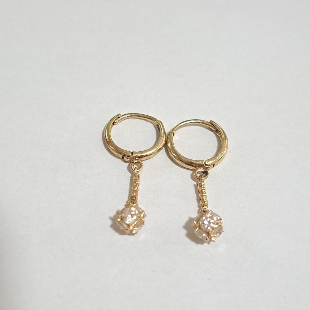 ARETES PAR ORO 14 K 2,10 GRMS (SEMINUEVO)