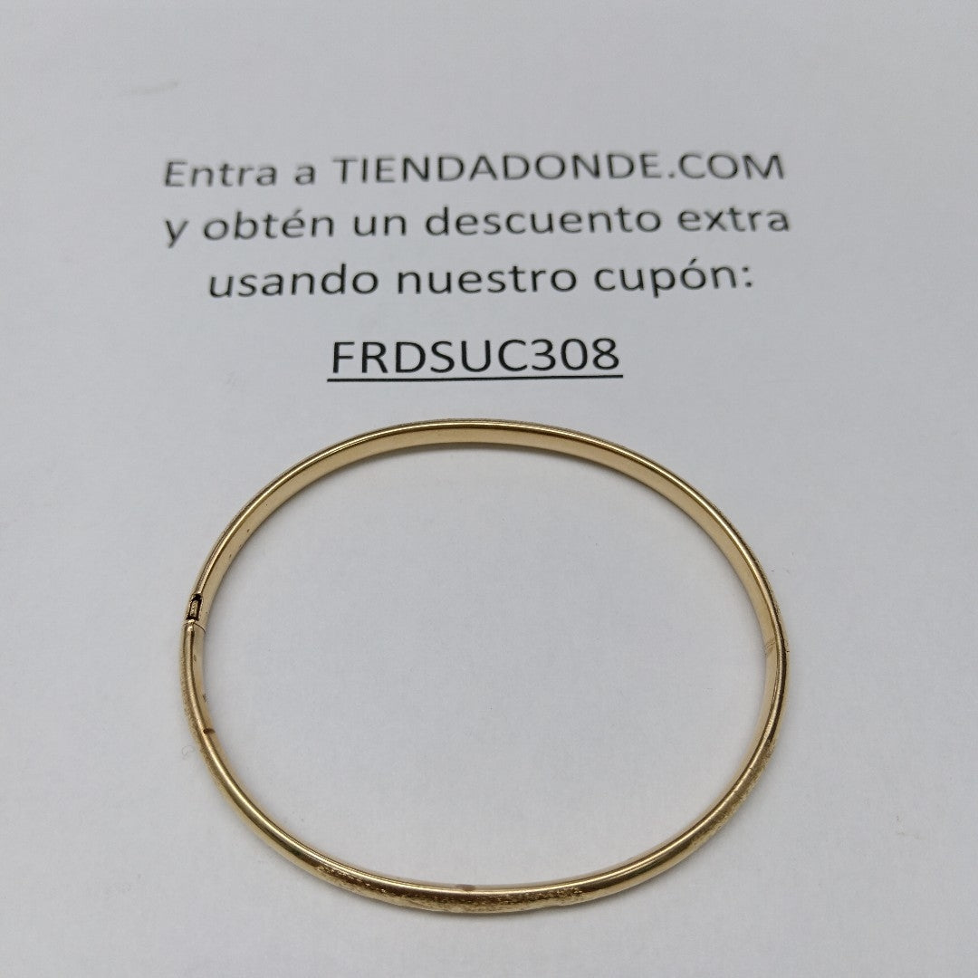 PULSERA RIGIDA ORO 14 K 5.9 GRMS (SEMINUEVO)