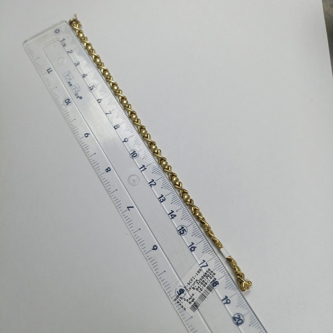 PULSERA ORO,ORO COMBINADO 14 K 8,50 GRMS (SEMINUEVO)