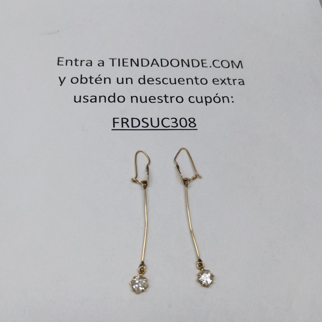 ARETES PAR ORO 10 K 2.4 GRMS (SEMINUEVO)