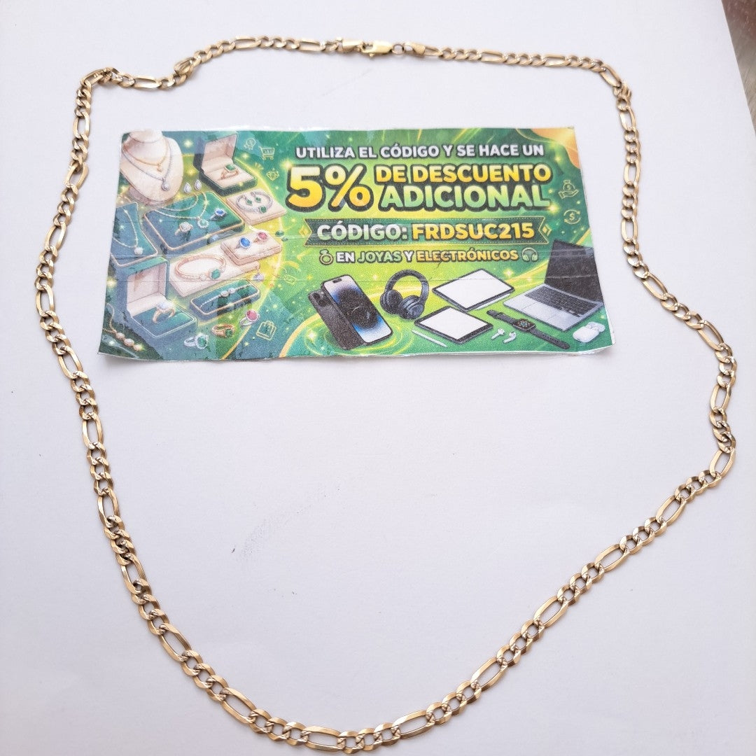 CADENA ORO 10 K 13,00 GRMS (SEMINUEVO)