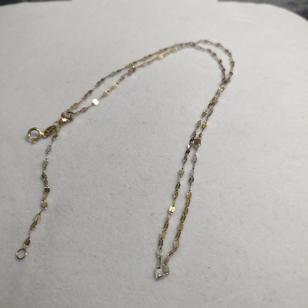 CADENA ORO COMBINADO 14 K 1.1 GRMS (SEMINUEVO)