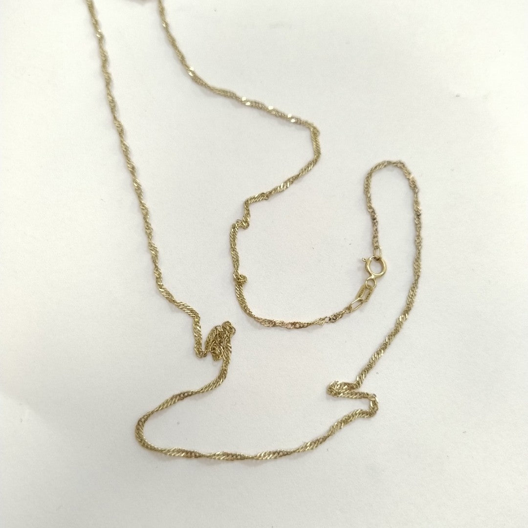 CADENA ORO 14 K 2,40 GRMS (SEMINUEVO)