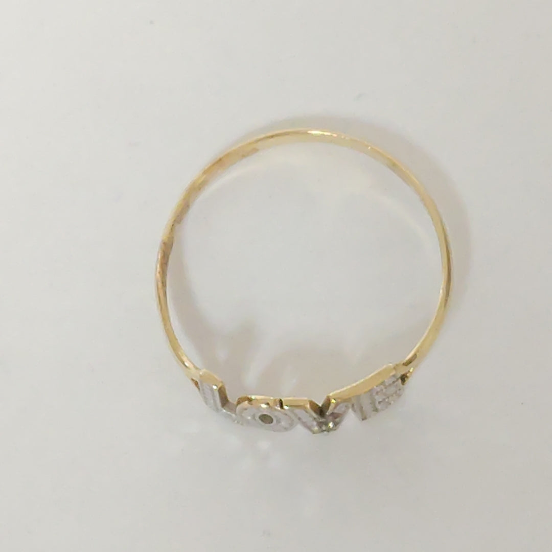 ANILLITO ORO, RODIADO 10 K 0.8 GRMS (SEMINUEVO)