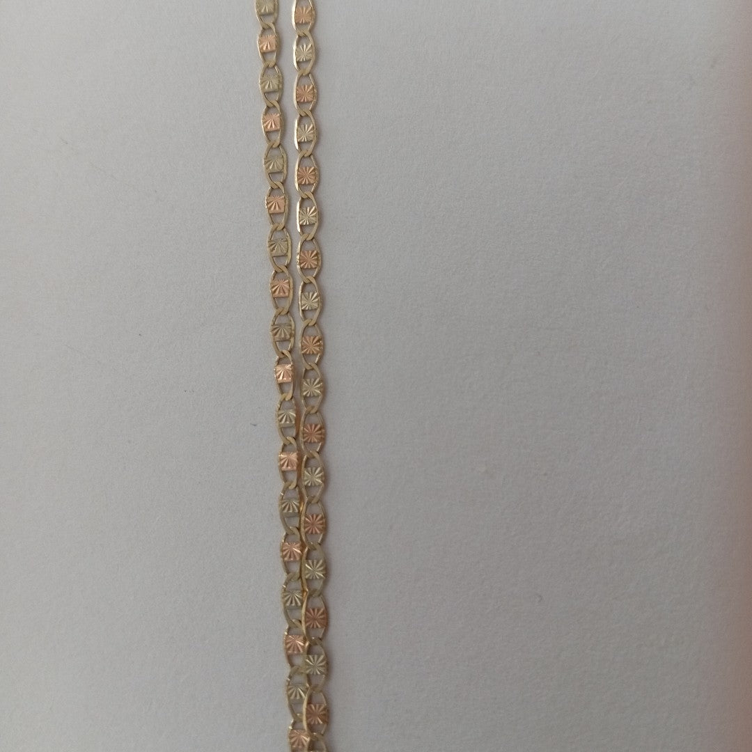 CADENA, DIJE ORO 10 K 3.5 GRMS (SEMINUEVO)