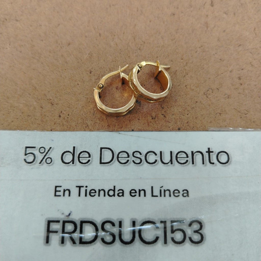 ARRACADAS PAR ORO 10 K 1,10 GRMS (SEMINUEVO)