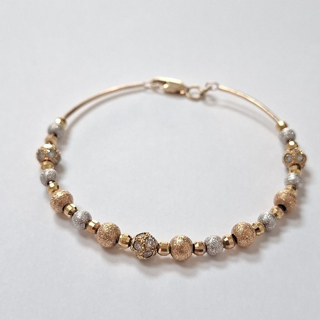 PULSERA RIGIDA ORO 10 K 6,40 GRMS (SEMINUEVO)