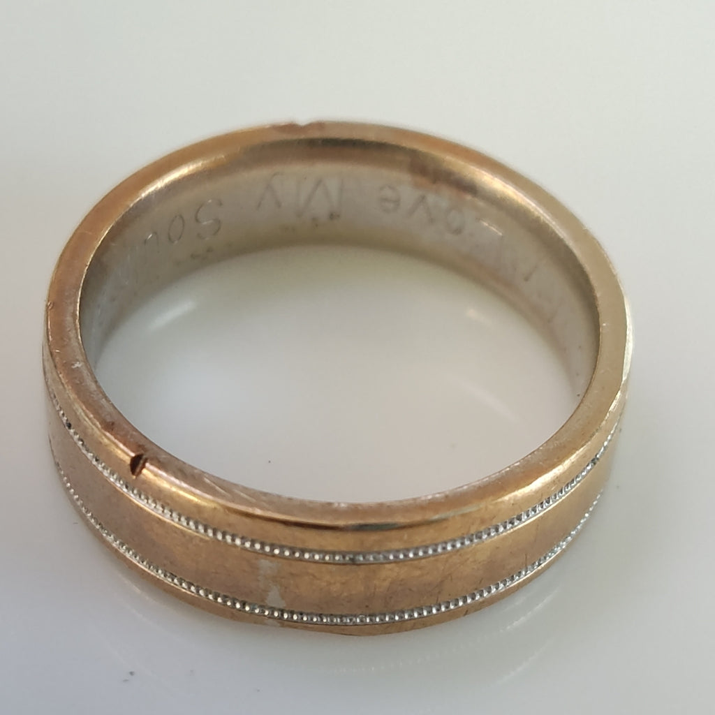 ARGOLLA ORO 10 K 8,20 GRMS (SEMINUEVO)