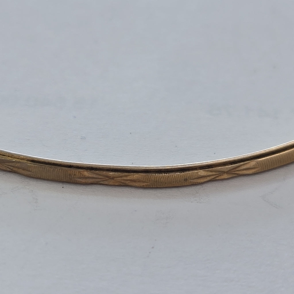 PULSERA RIGIDA ORO 8 K 4,60 GRMS (SEMINUEVO)