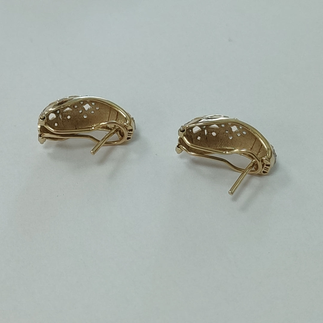 ARETES PAR ORO 14 K 5.6 GRMS (SEMINUEVO)