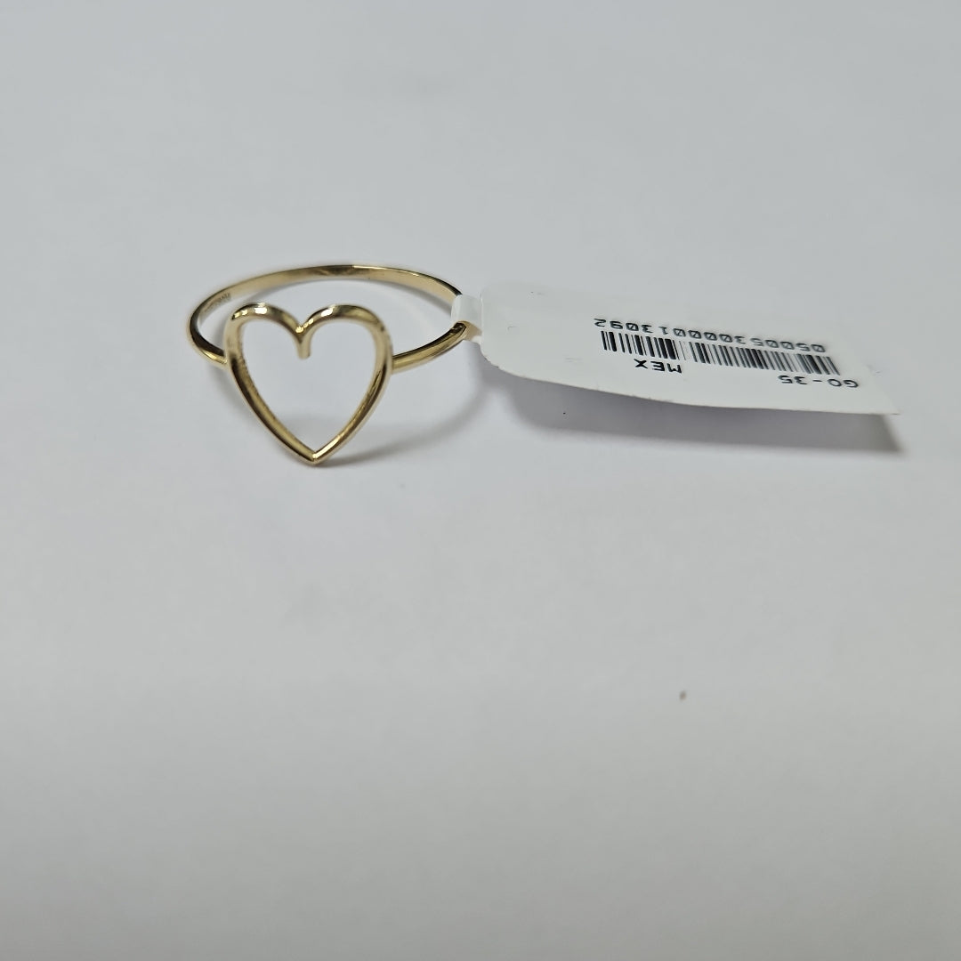 ANILLOS ANILLITO FIG CORAZON 10K TALLA 9 0.9 GR (NUEVO)