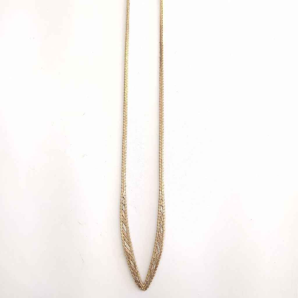 GARGANTILLA ORO COMBINADO 8 K 16,90 GRMS (SEMINUEVO)
