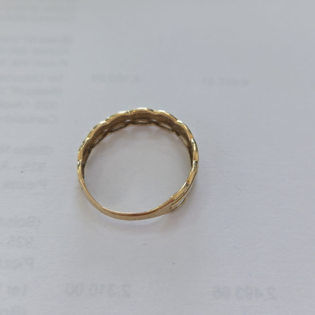 ANILLO ORO 10 K 1,40 GRMS (SEMINUEVO)