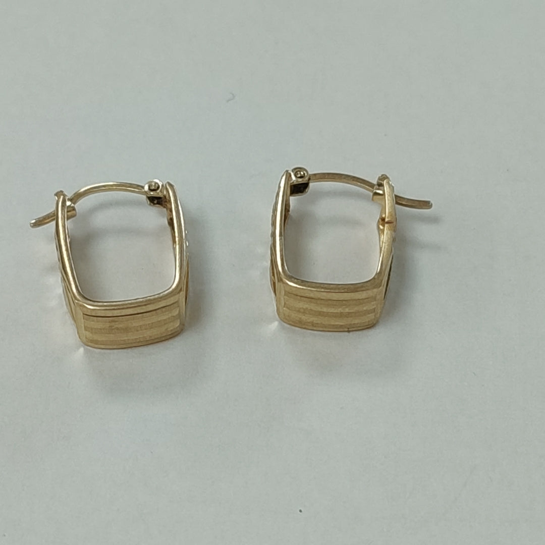 ARRACADAS PAR ORO 10 K 2.5 GRMS (SEMINUEVO)