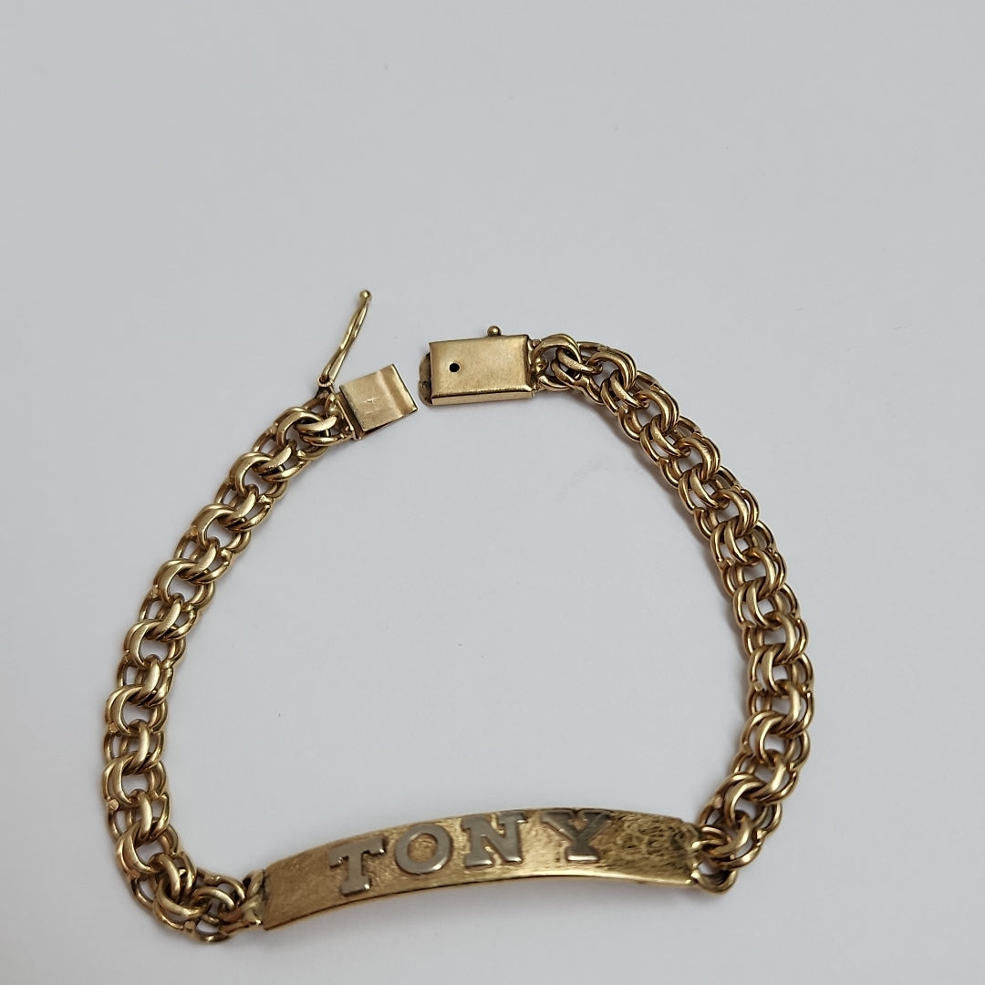 ESCLAVA ORO 14 K 12,60 GRMS (SEMINUEVO)