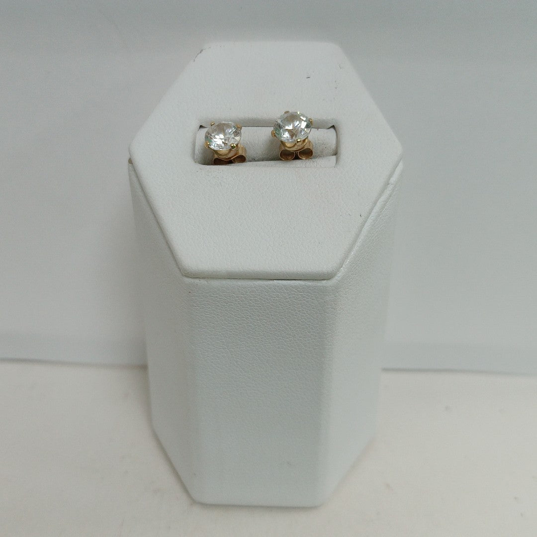 ARETES PAR ORO 14 K 1,30 GRMS (SEMINUEVO)