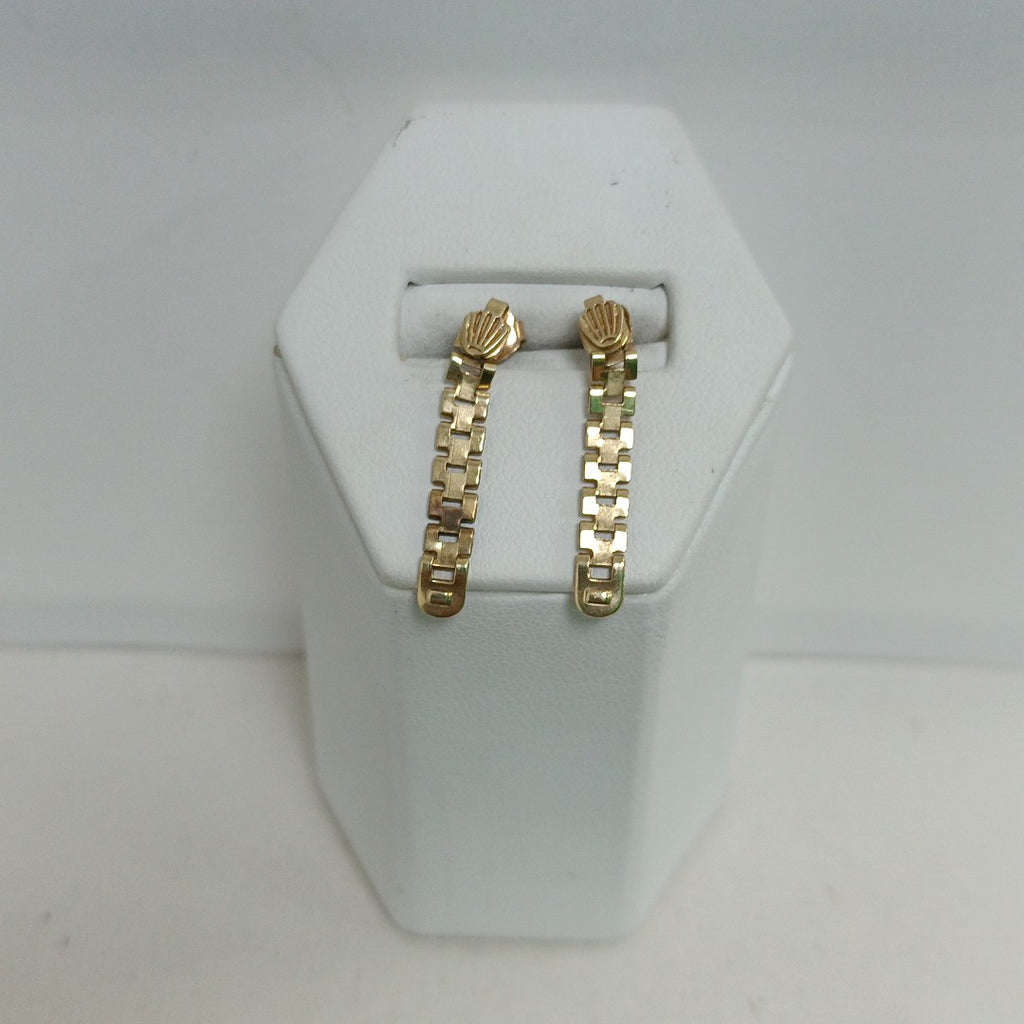 ARETES PAR ORO 14 K 1,80 GRMS (SEMINUEVO)