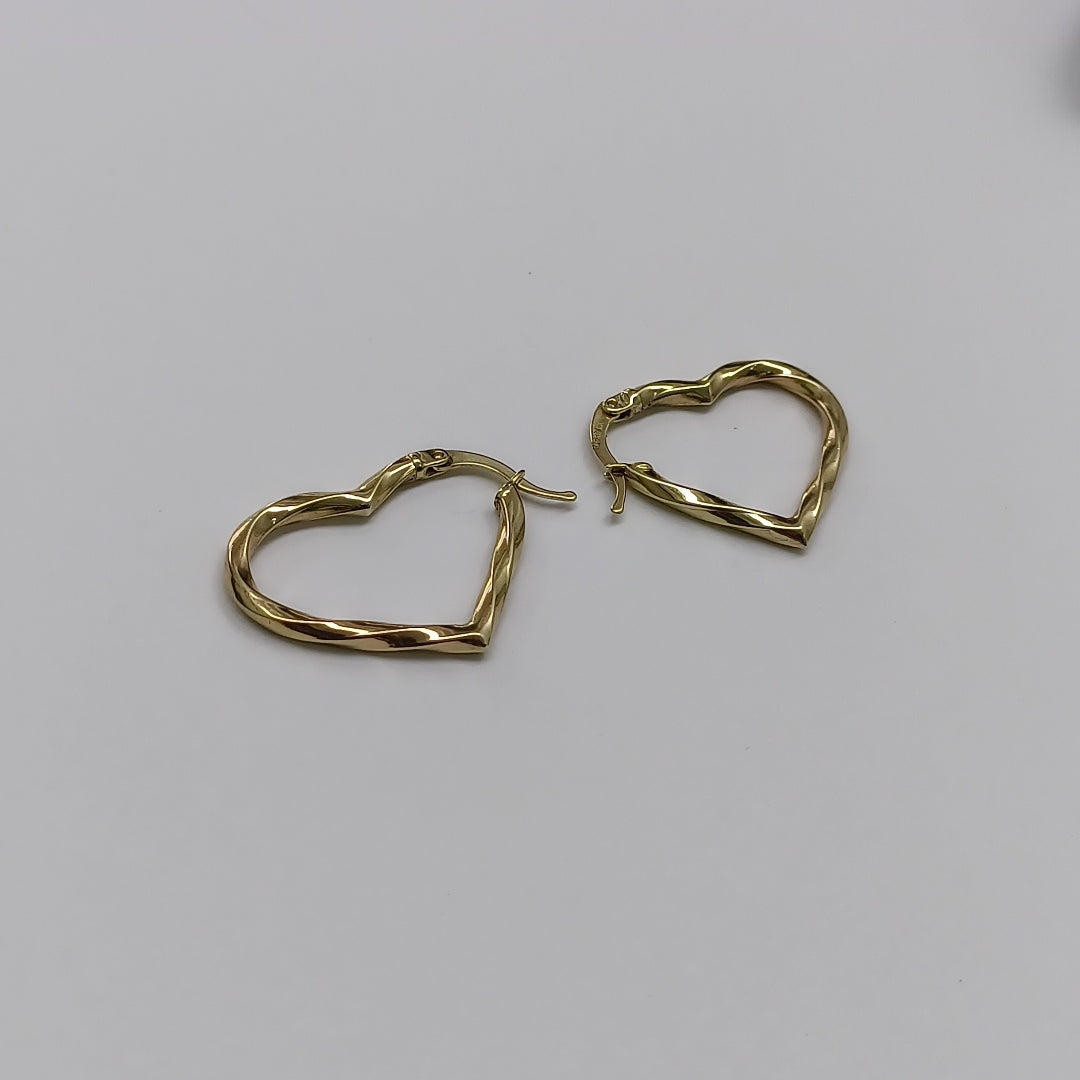 ARRACADAS PAR ORO 10 K 4 GRMS (SEMINUEVO)