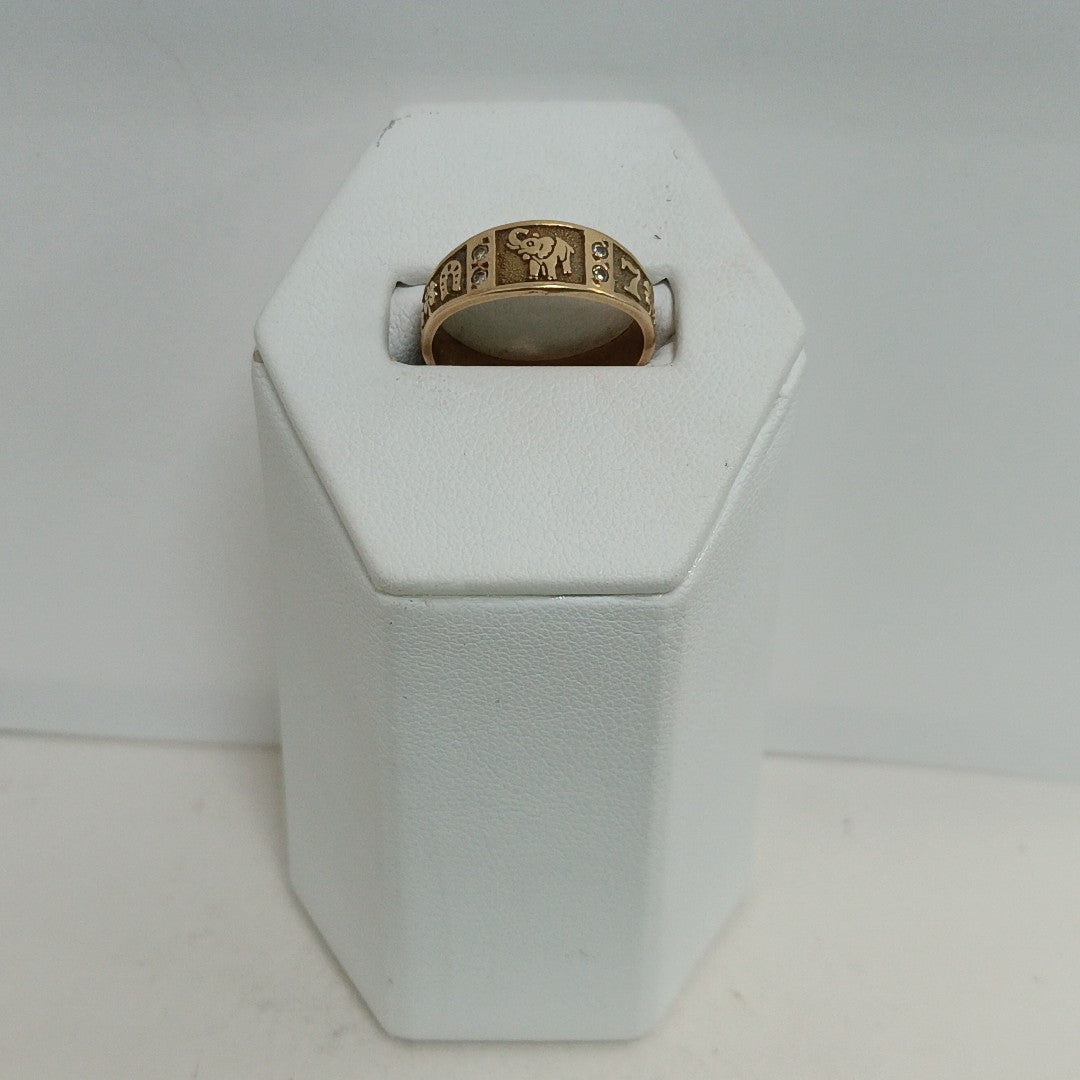 ARGOLLA DE LA SUERTE ORO 14 K 3,20 GRMS (SEMINUEVO)