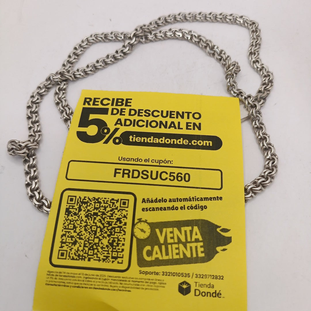 CADENA PLATA 40.6 GRMS (SEMINUEVO)