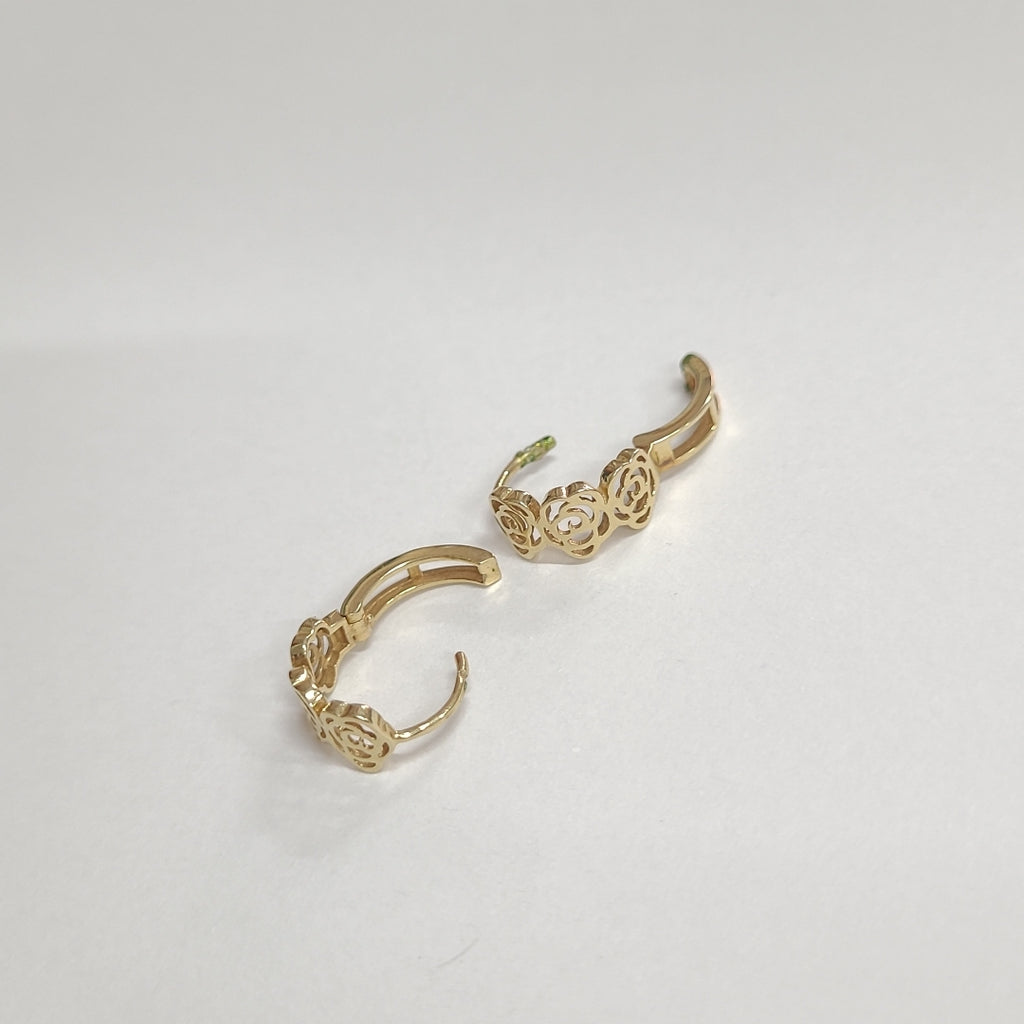 ARETES PAR ORO 14 K 1.6 GRMS (SEMINUEVO)